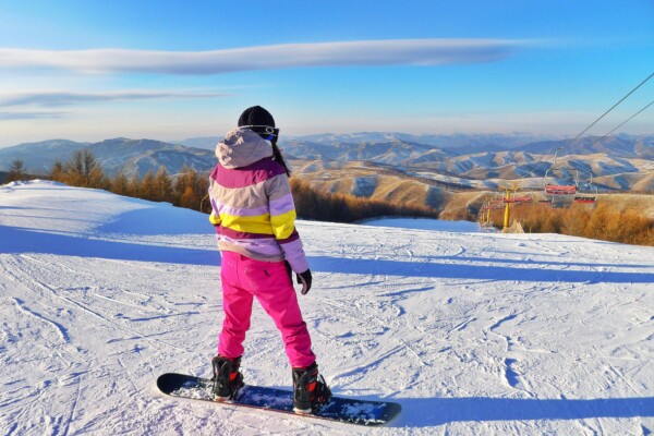 snowy mountains
